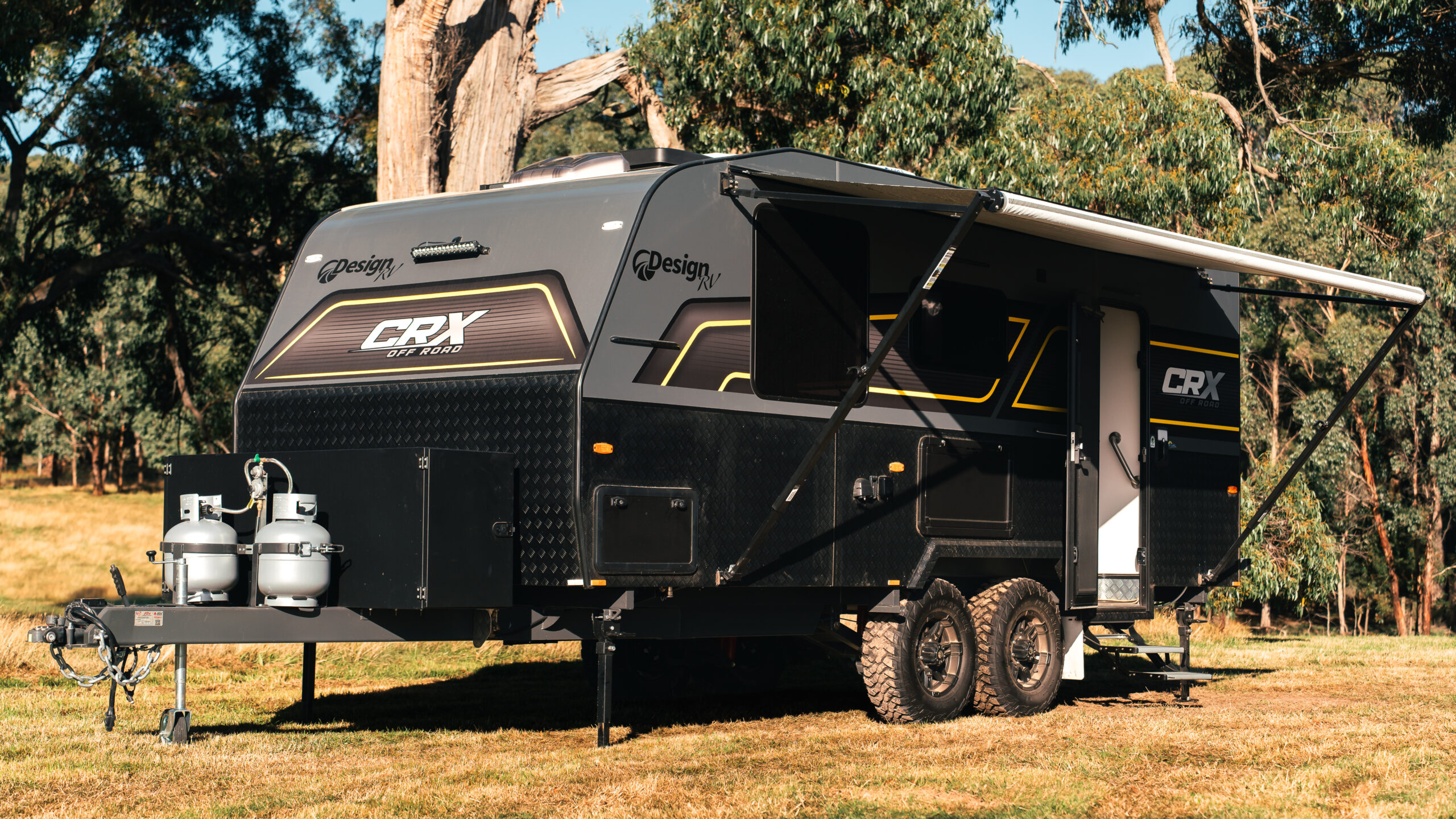 DesignRV CRX 2026 Model External Full Setup Front Angle